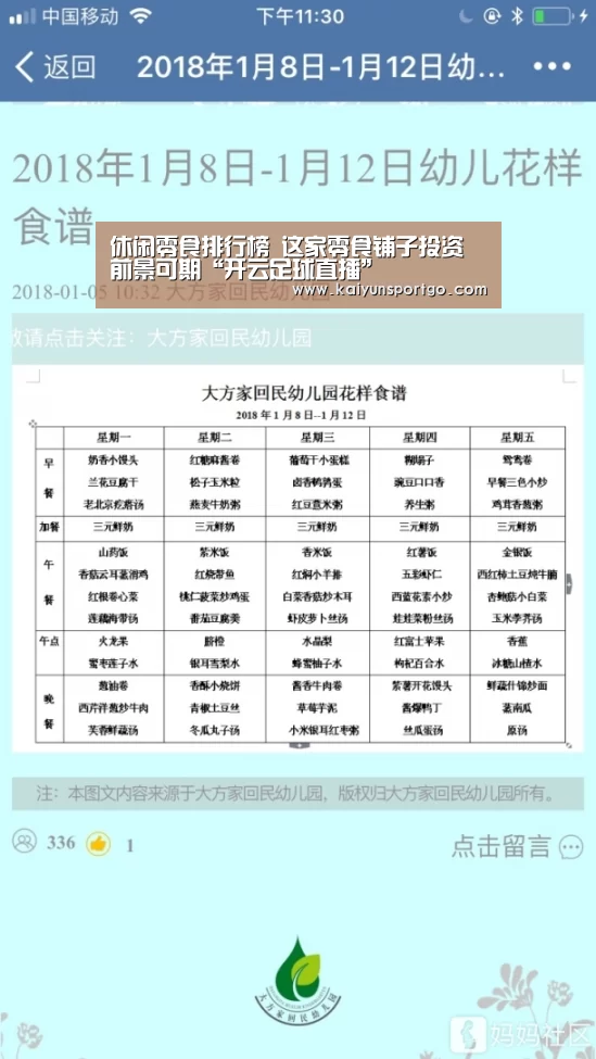 休闲零食排行榜 这家零食铺子投资前景可期“开云足球直播”(图2) 开云体育官网