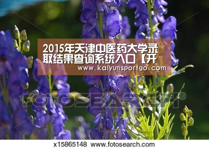 2015年天津中医药大学录取结果查询系统入口【开云体育足球】(图2) 开云足球直播